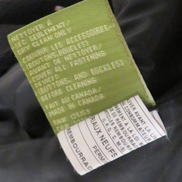 Soia & Kyo Wool Pea Coat Jacket Belted Women's Petite Small Black - Picture 11 of 15